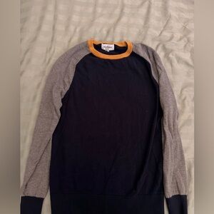 Goodfellow & Co Men's Sweater in Navy, Gray, and Mustard